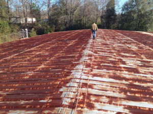 before-300x225 SEBS Thermoplastic Roof Coatings